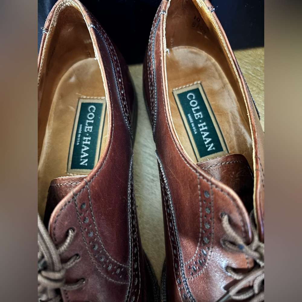 Cole Haan | Men’s Leather Oxford Shoes size 10D - Picture 2 of 4